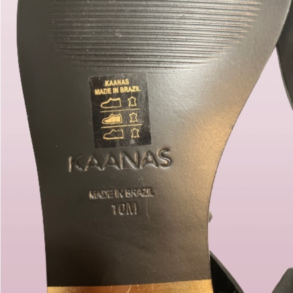 NIB, Kaanas Fortaleza leather sandal, sz 10 - Picture 4 of 4
